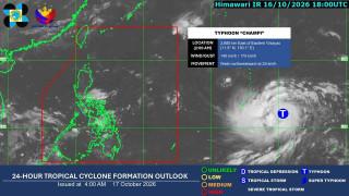 PAGASA monitoring Typhoon Champi outside PAR
