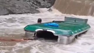 2 missing after jeepney falls off Rosario, Batangas spillway