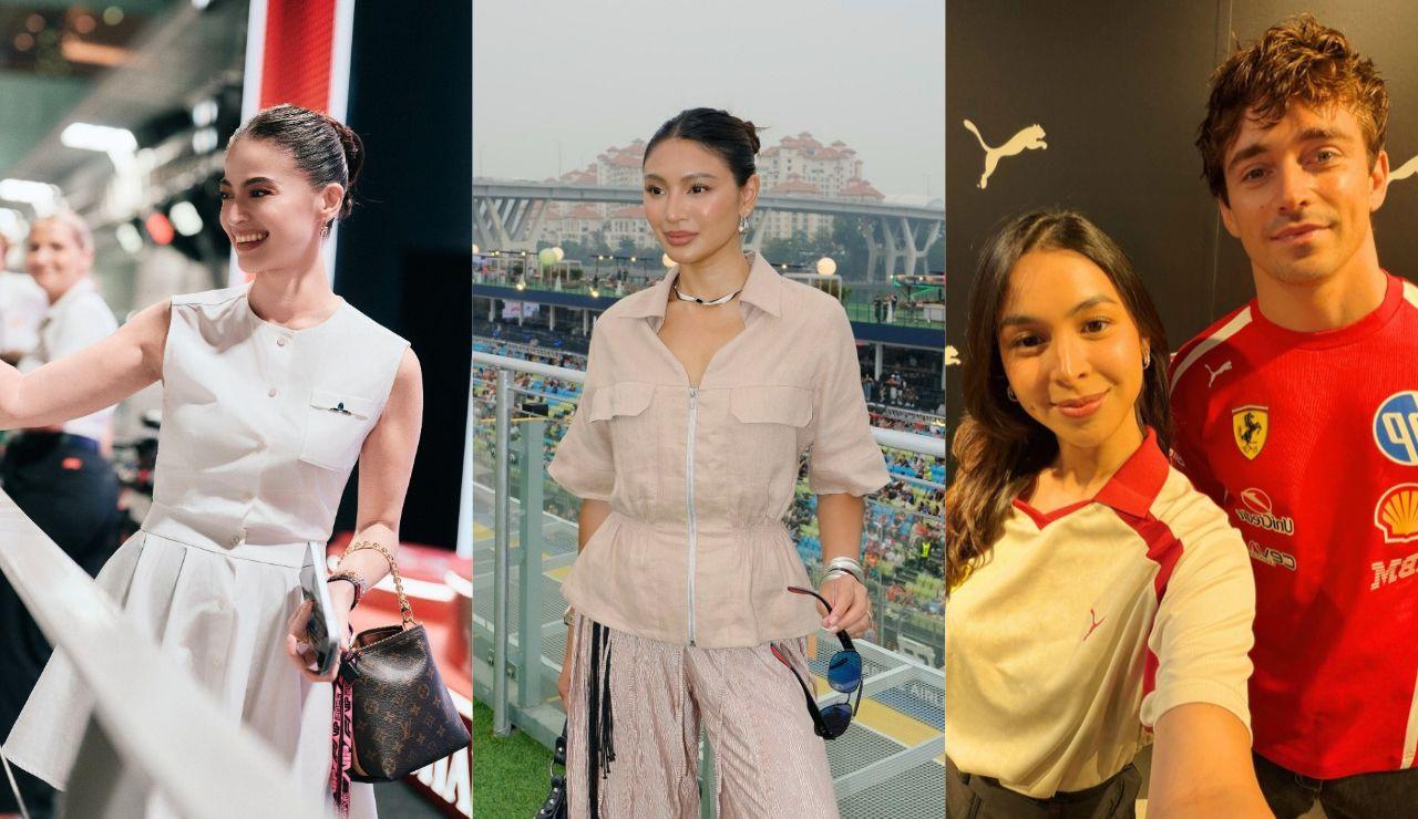 Anne Curtis, Nadine Lustre, more Filipino stars spotted at F1 Singapore Grand Prix