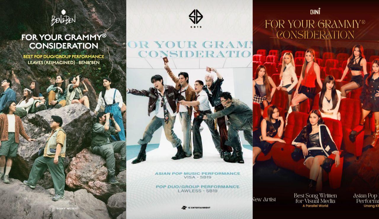 Here are the Filipino acts who submitted their music for Grammy consideration