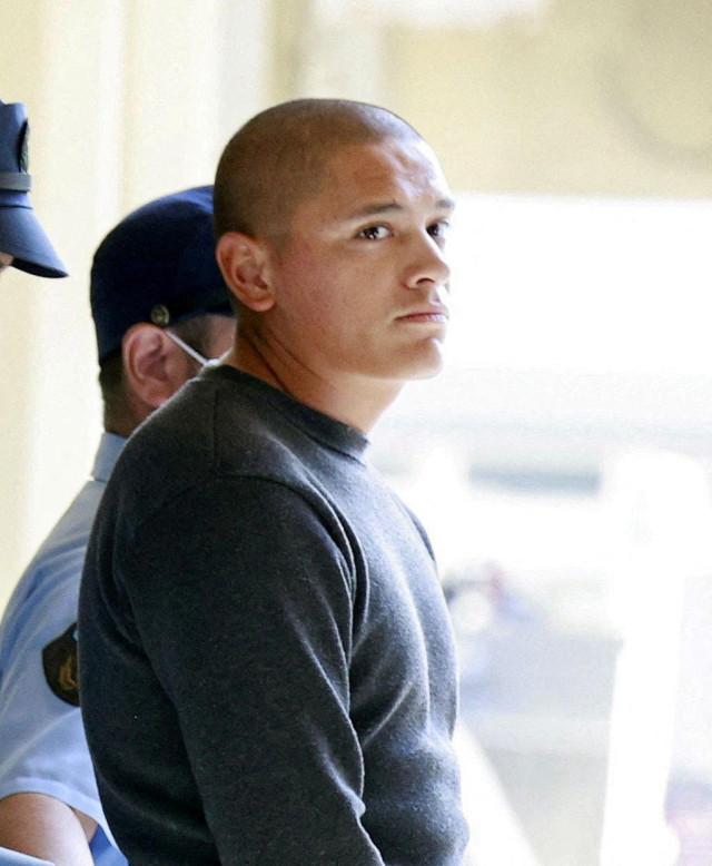 US Marine Lance Corporal Devin Jacob Ballard leaves a police station to be sent to prosecutors over the killing of a Japanese woman in Naha, Okinawa Prefecture, Japan, October 5, 2026 in this photo taken by Kyodo. Kyodo/ via REUTERS