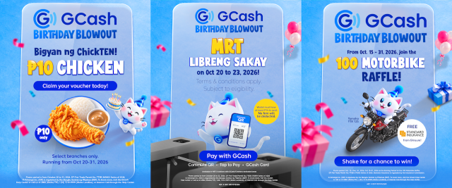 Bringing iconic Filipino birthday traditions to life, GCash treats users to ₱10 chicken (pakain), free MRT rides (palibre), and a 100-motorbike raffle (pamigay) as part of GCash birthday celebration.