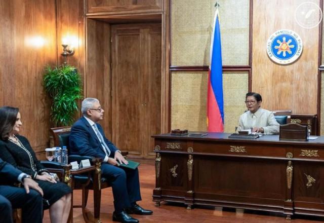 President Ferdinand R. Marcos Jr. received the credentials of His Excellency Ihab Ahmed Aboserie Ahmed, Ambassador-designate of the Arab Republic of Egypt to the Philippines
