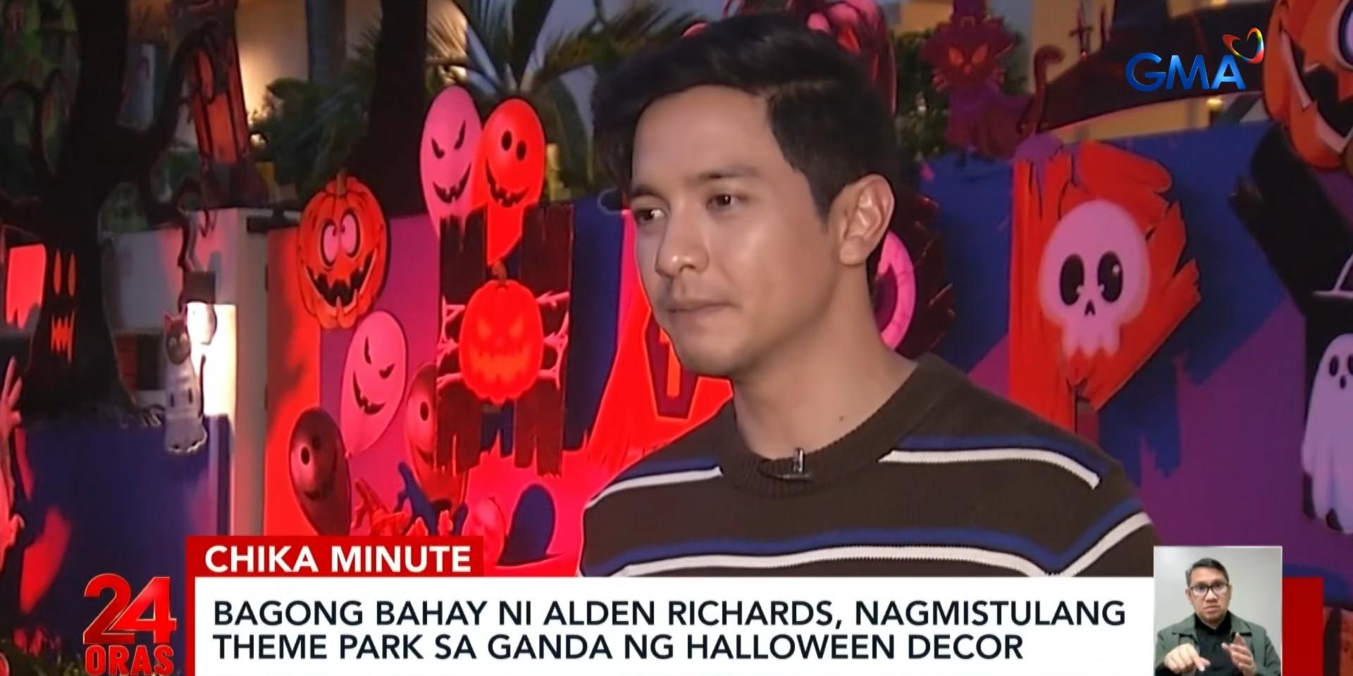 Alden Richards decorates Makati home for Halloween, says it's a way to heal inner child