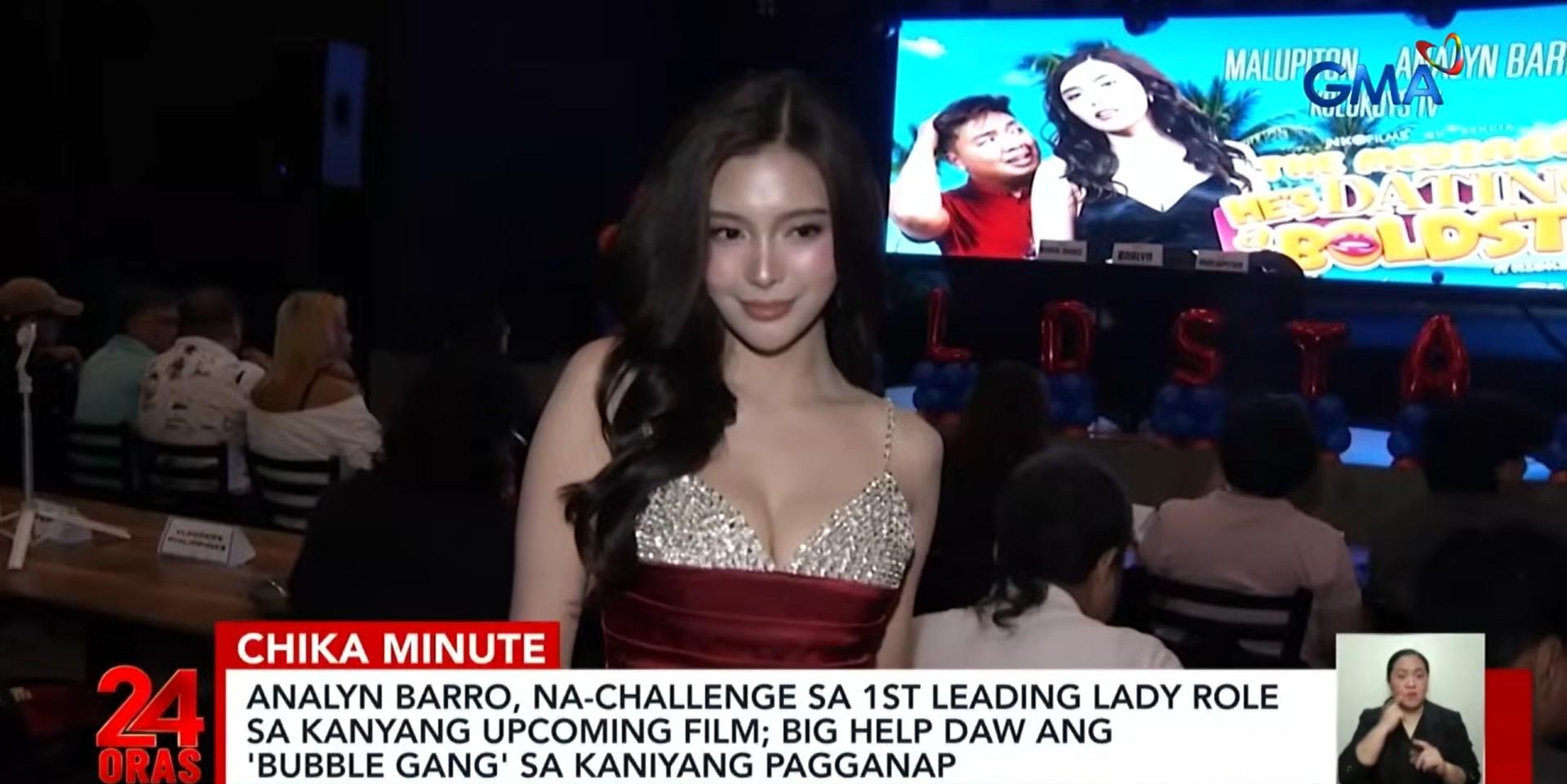 Analyn Barro credits 'Bubble Gang' for being acting training ground