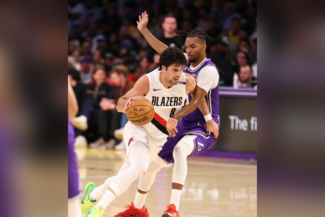 NBA: Deni Avdija, Blazers prevail in battle of unbeatens against Lakers