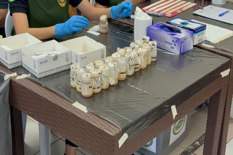 Surprise drug tests conducted in Cebu City bus terminals as part of Kalag-Kalag 2026