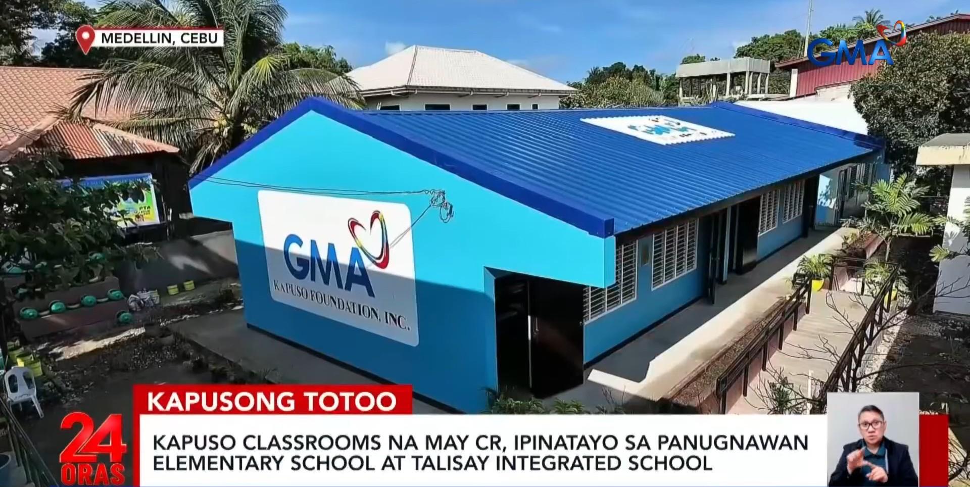 Five Kapuso classrooms inaugurated in Cebu