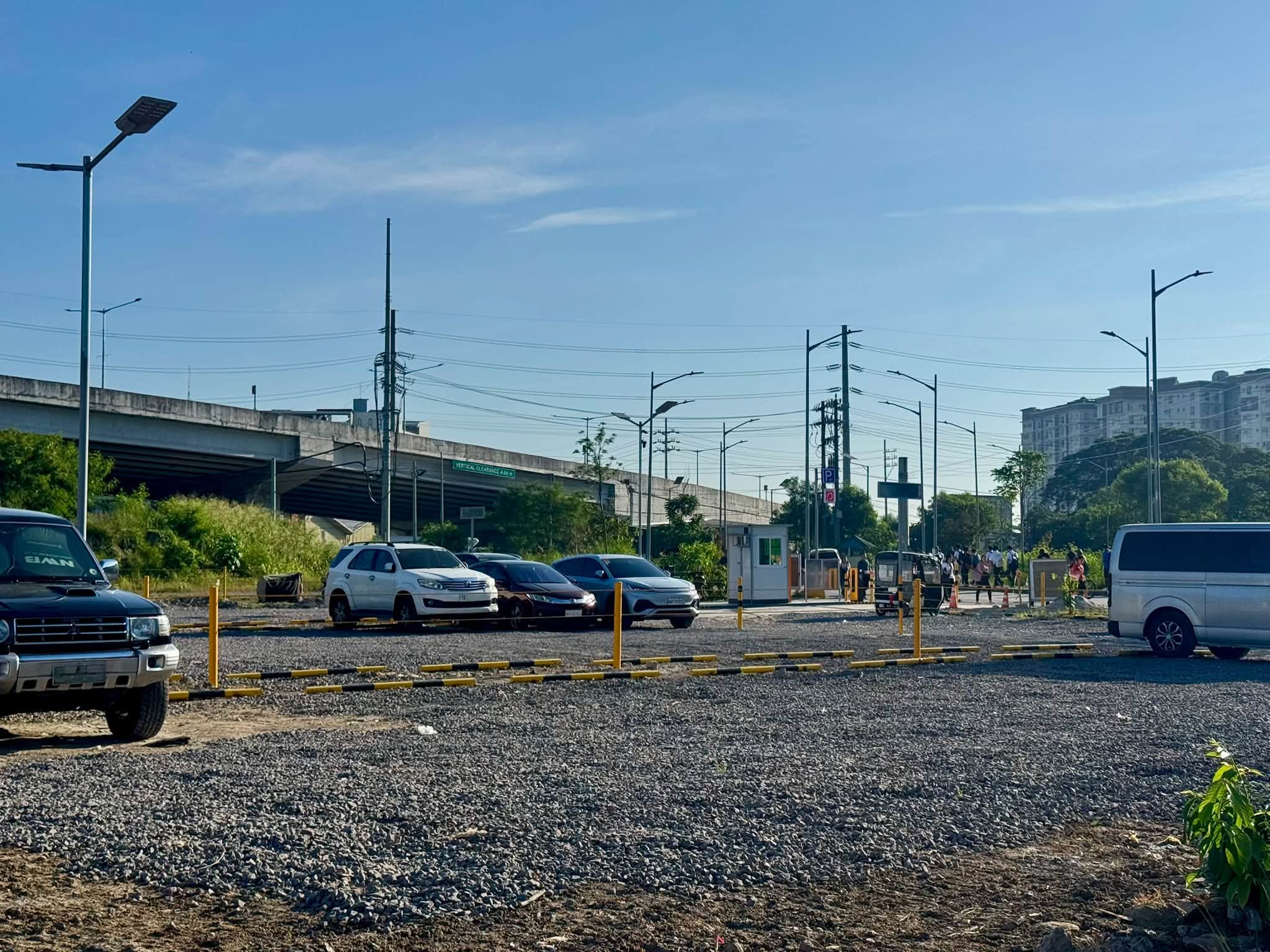 24/7 paid parking space opened at LRT-1 Dr. Santos Station
