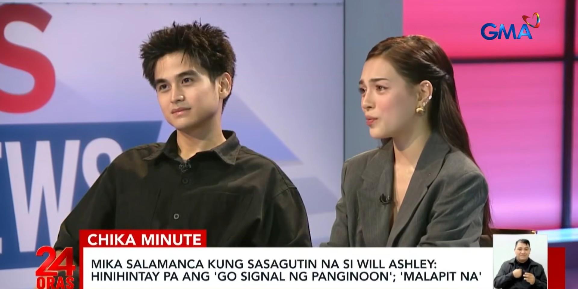 Mika Salamanca waiting for God's sign before taking relationship with Will Ashley to next level