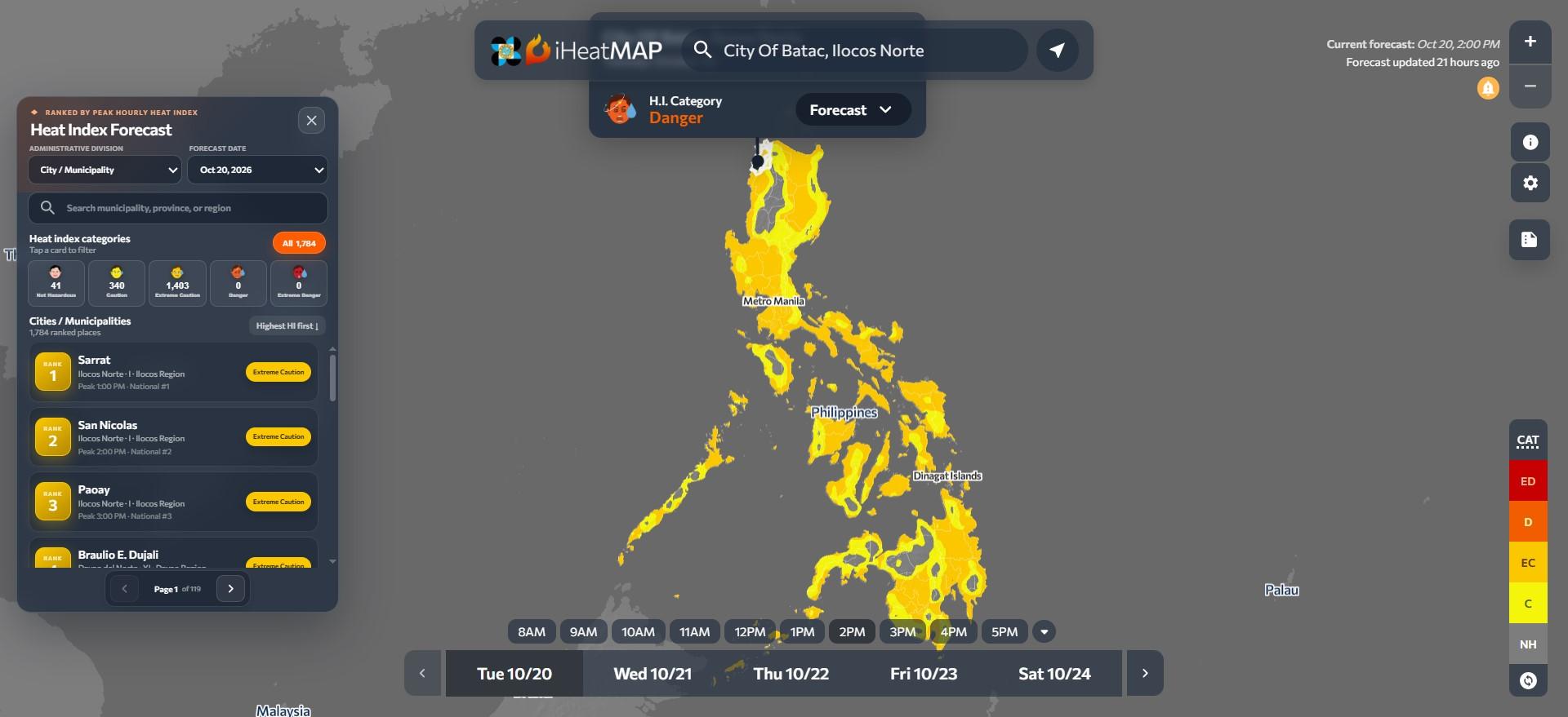 PAGASA to release heat index forecast on iHeatMap in next three days