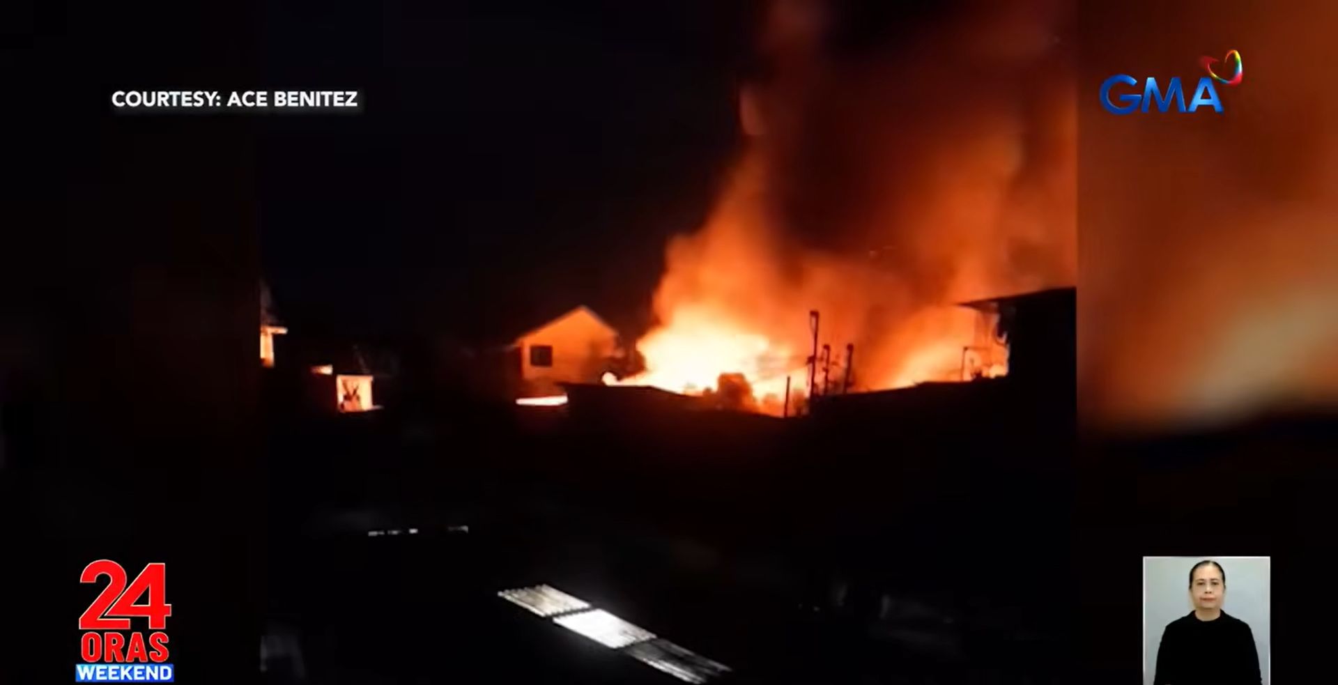 70 pamilya, nawalan ng tirahan, 1 sugatan sa sunog sa QC; mga bumbero, nahirapan sa double parking
