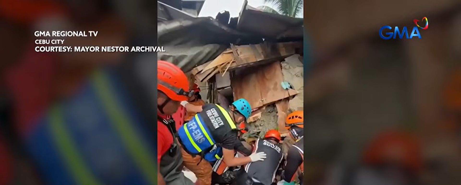 1 lola at kaniyang 2 apo, patay sa landslide sa Cebu City

