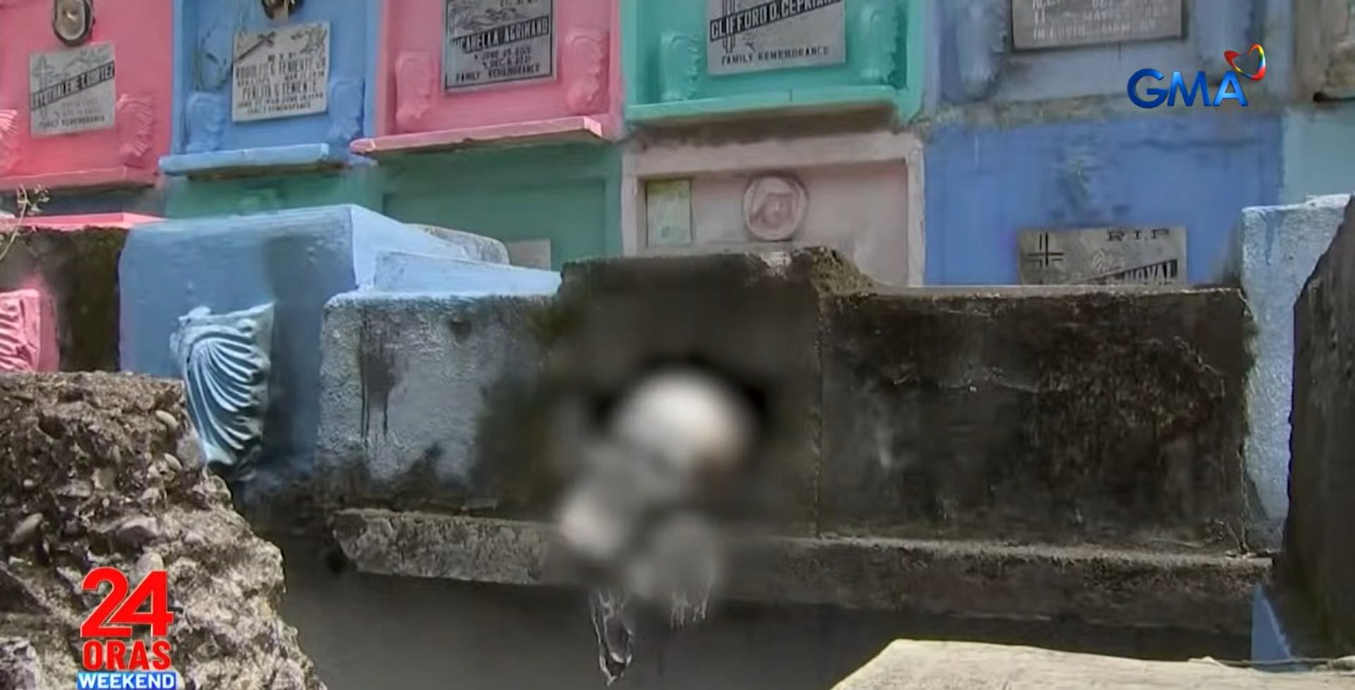 Bungo, nakitang nakatiwangwang sa butas na nitso sa Manila North Cemetery
