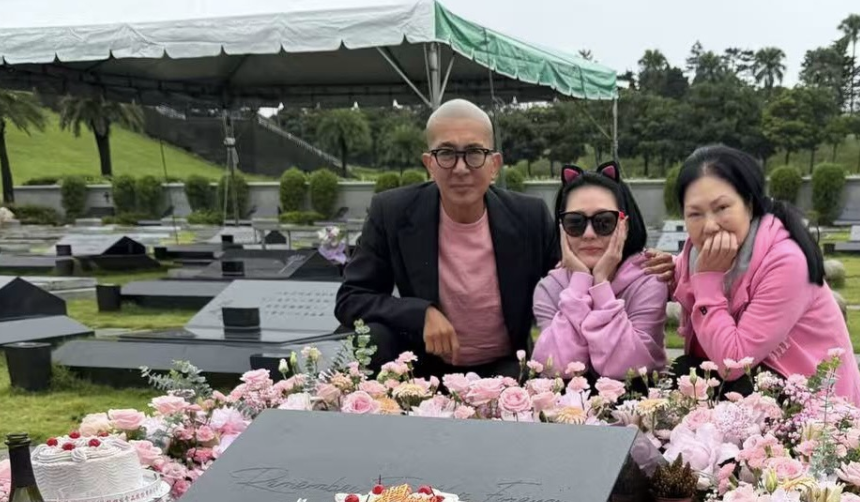 Barbie Hsu's family marks late actress' birthday at resting place