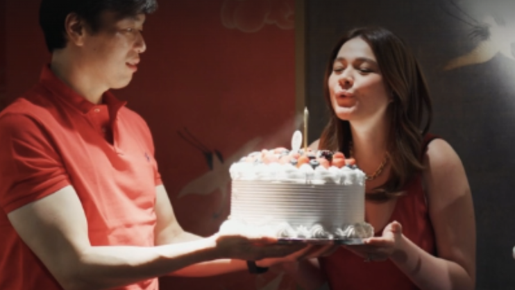 Bea Alonzo stuns in red at 39th birthday with husband Vincent Co