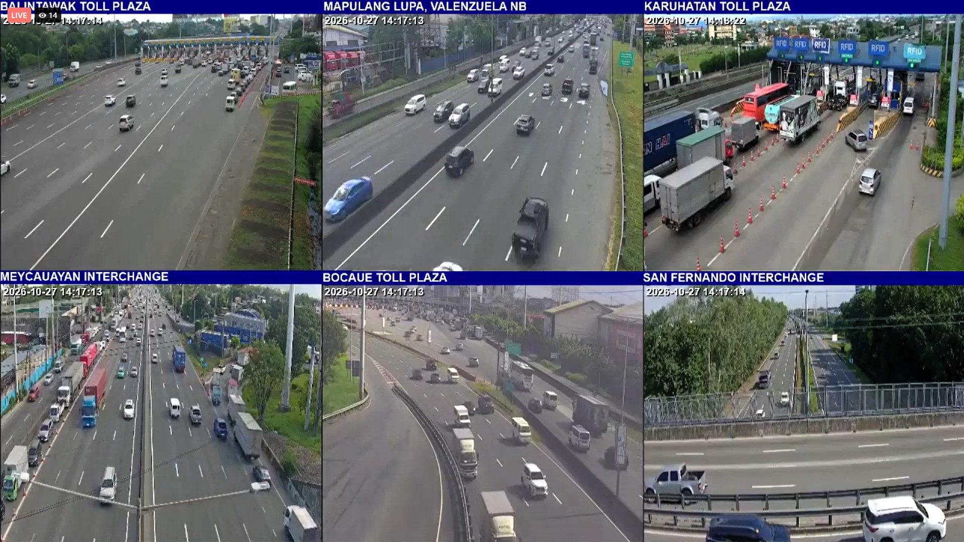 MPTC expects expressway traffic to rise 12% on peak Undas days