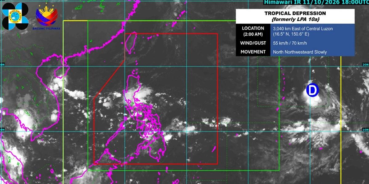 ITCZ, easterlies, northeasterly windflow to bring cloudy skies, rains over parts of PH