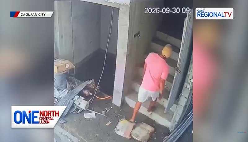 Ilang construction workers na nagmimiryenda, nanakawan ng mga cellphone at pera sa Dagupan City