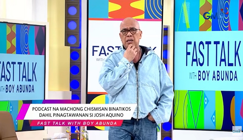 Boy Abunda, kinondena ang mga host ng 'Machong Chismisan' podcast dahil sa mga pahayag tungkol kay Josh na anak ni Kris 