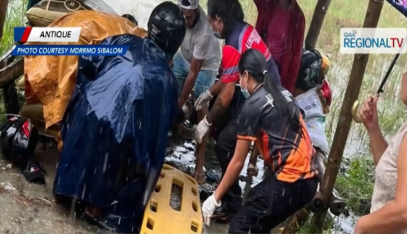 4 katao na nakasilong sa waiting shed, sugatan matapos tamaan ng kidlat sa Antique