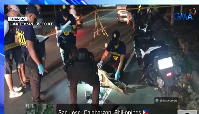 Working student na galing sa trabaho, patay sa pamamaril habang sakay ng motorsiklo sa Batangas