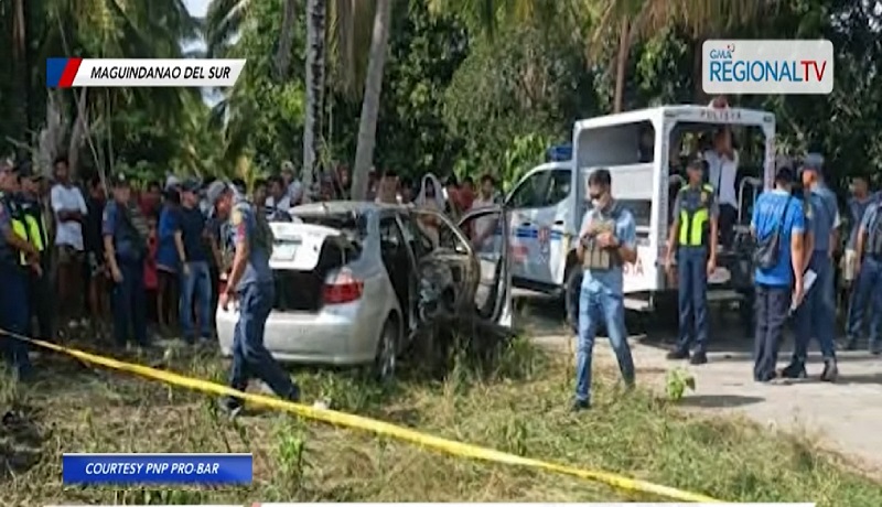 4 na lalaking sakay sa kotse na patay sa pamamaril sa Maguindanao del Sur, magkakamag-anak