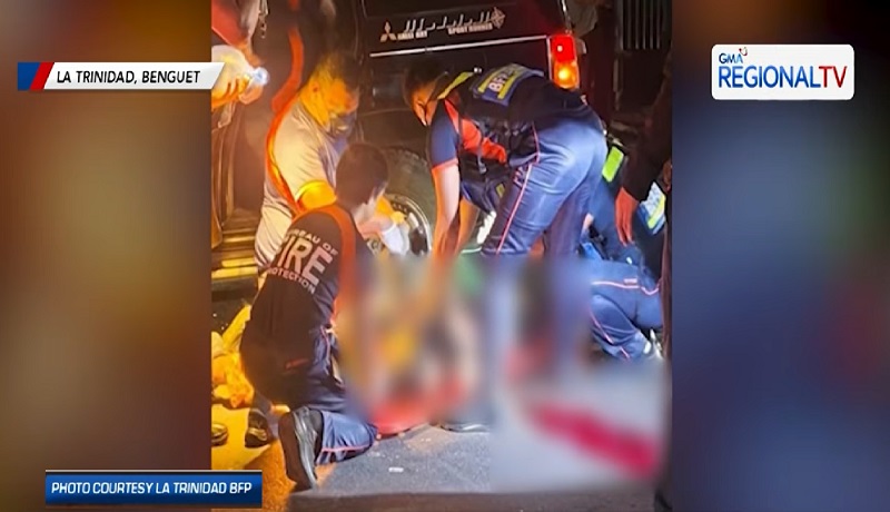 Rider ng motorsiklo, patay matapos mabangga ng nag-overtake na SUV sa Benguet