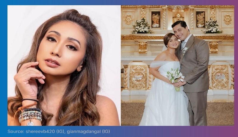 Sheree Bautista, naging emosyonal sa kasal nina Gian Magdangal at Lara Maigue