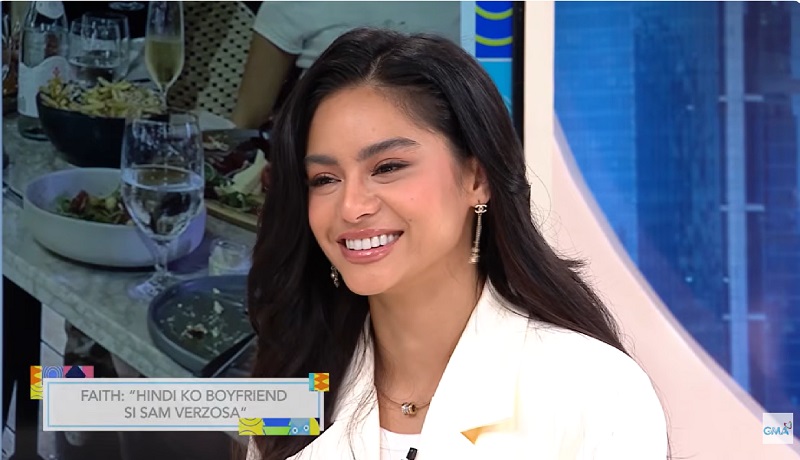 Faith Da Silva, sinagot ang tanong kung boyfriend ba niya si Sam Verzosa