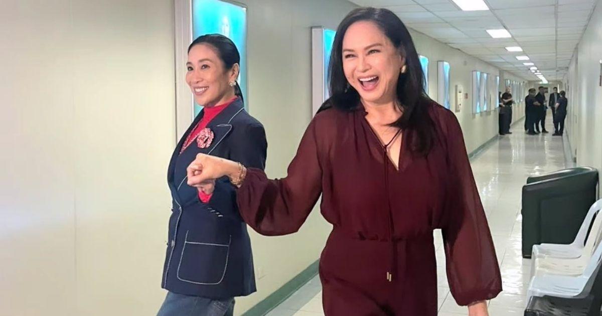 Annette Gozon-Valdes, Charo Santos-Concio collab for fun TikTok video Annette Gozon-Valdes, Charo Santos-Concio collab for fun TikTok video