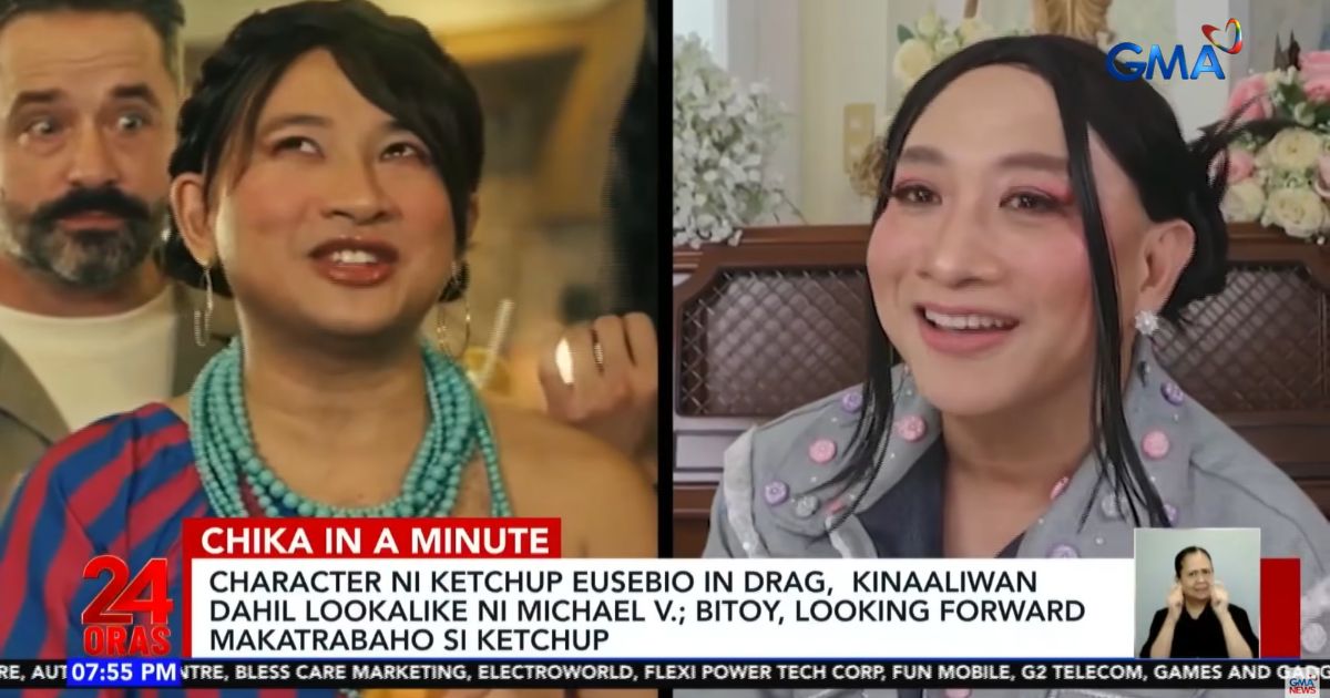 Ketchup Eusebio in drag gets Michael V. comparisons in 'The Master Cutter'