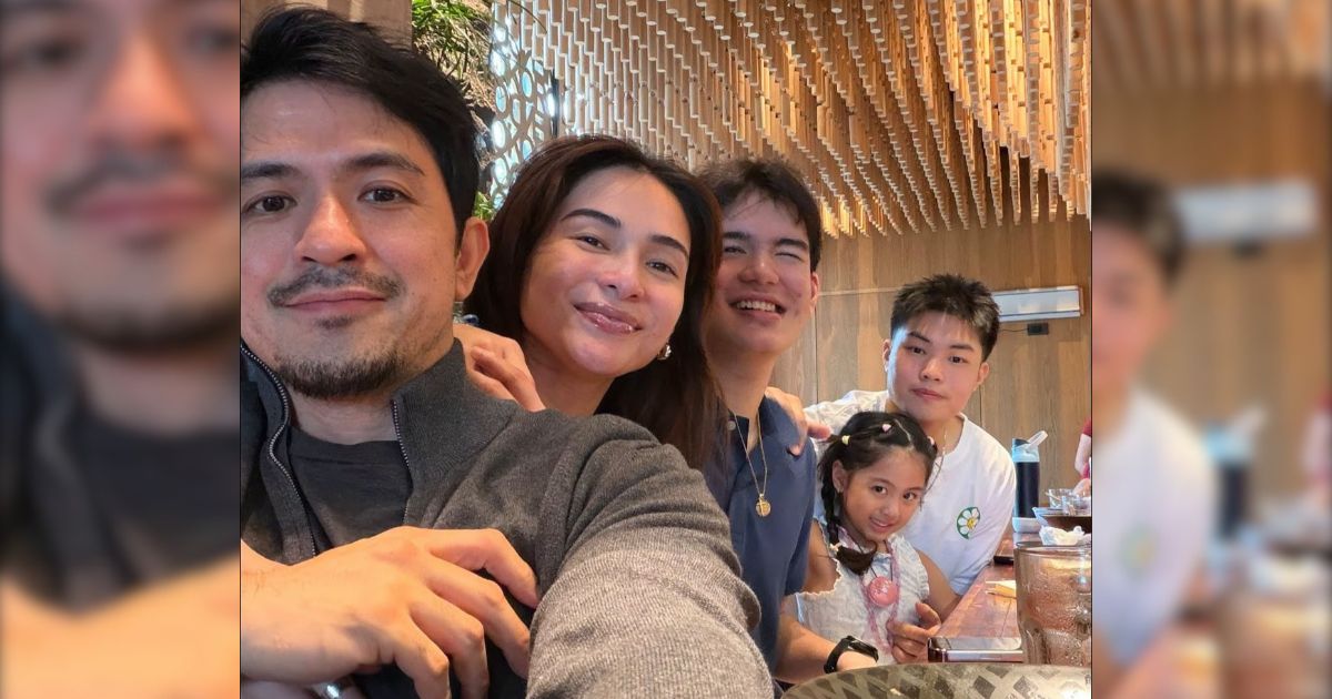 Dennis Trillo shares Sunday photo with Jennylyn Mercado, kids: 'Family is love'