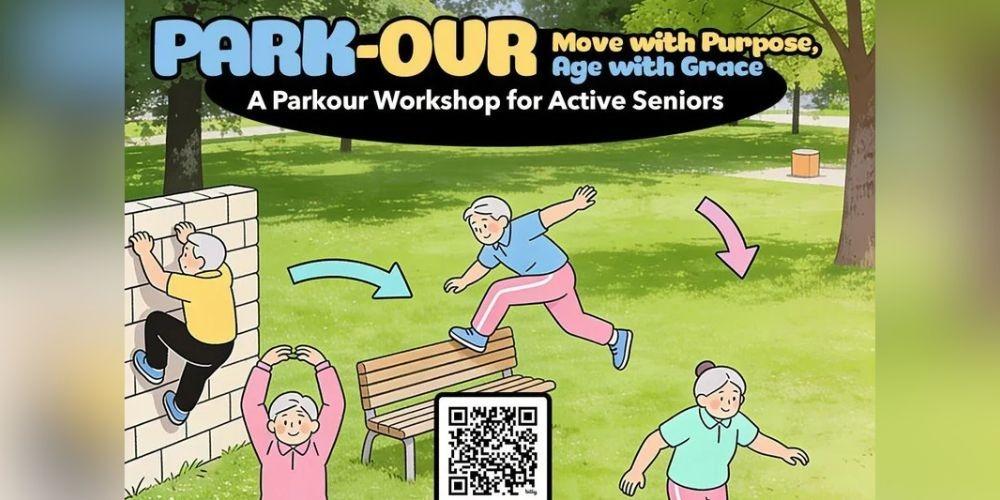 Senior citizens can try out this parkour workshop on October 4