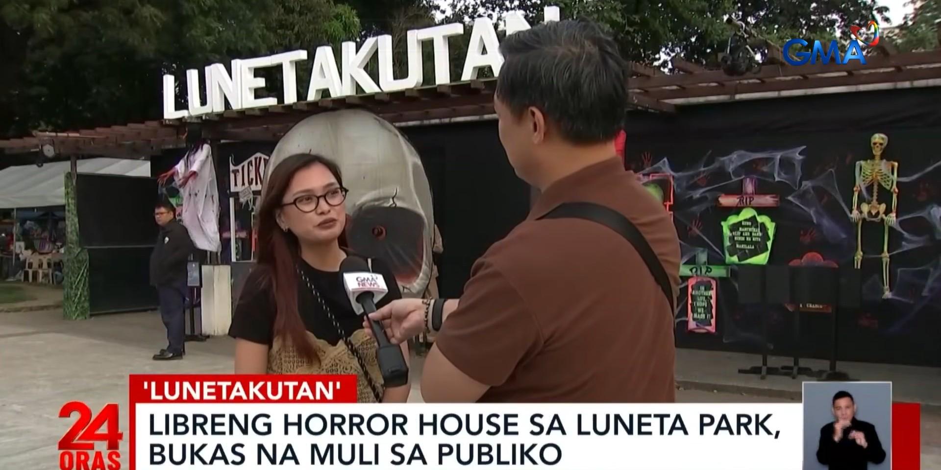 Free horror house at Luneta Park reopens to the public