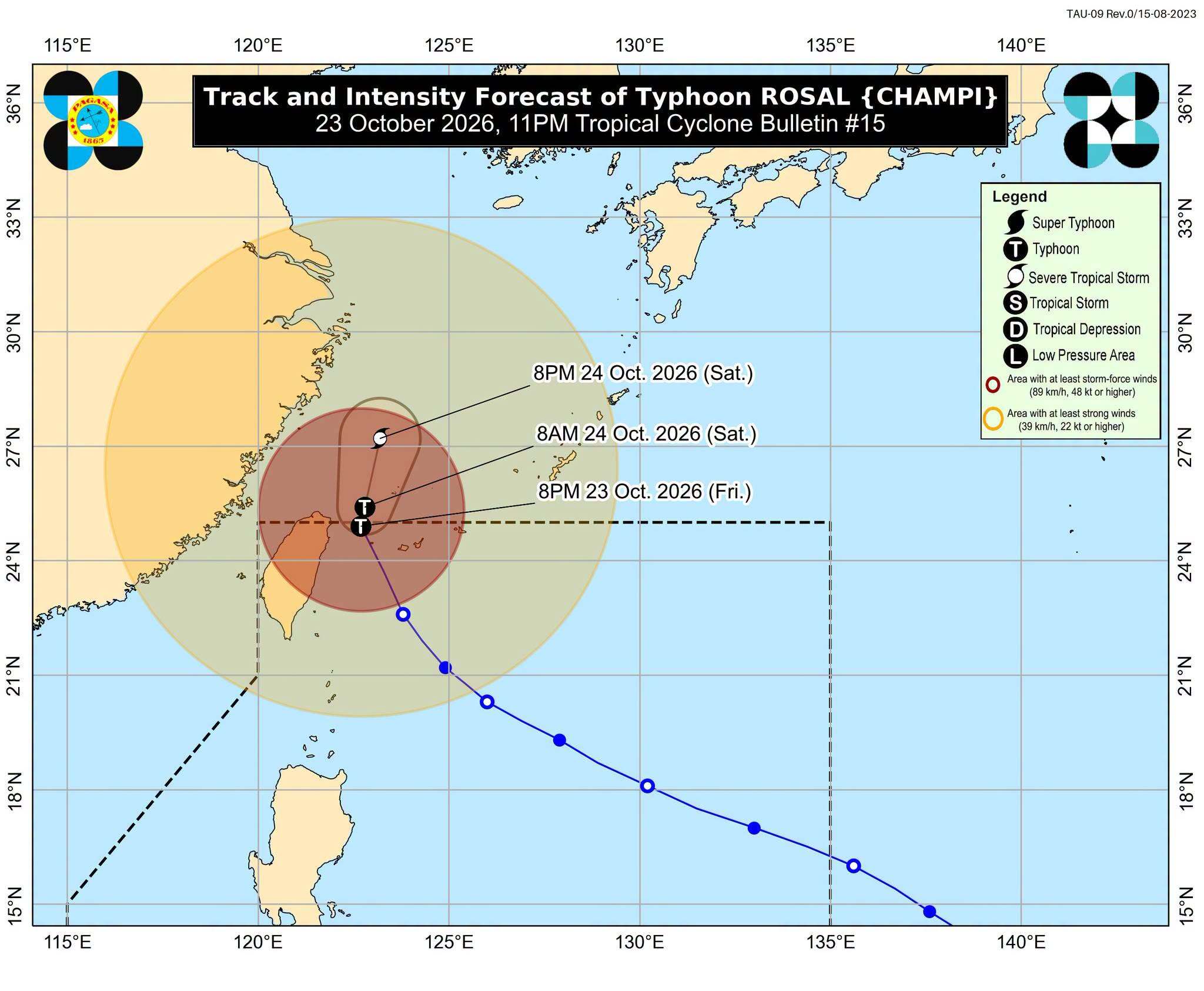 Signal No. 1 remains over Batanes as Typhoon Rosal moves farther away