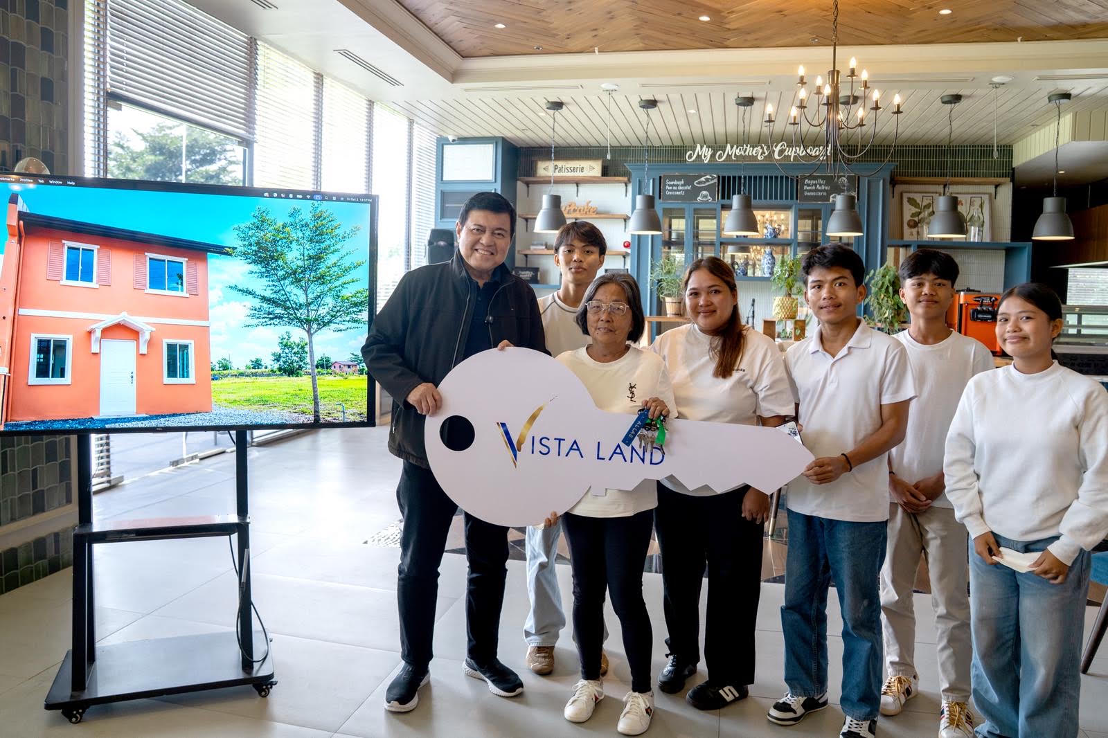 Vista Land turns over house to children of late OFW in Palawan